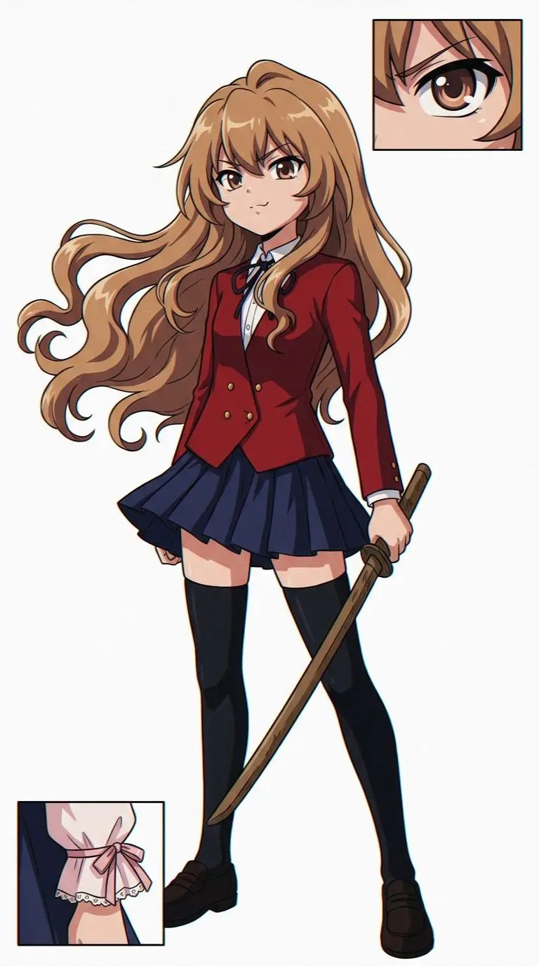 逢坂大河 portrait — AI comic character on TabStory