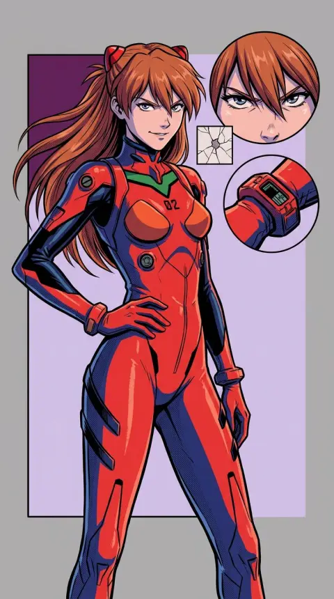 Asuka Langley Soryu — AI comic character