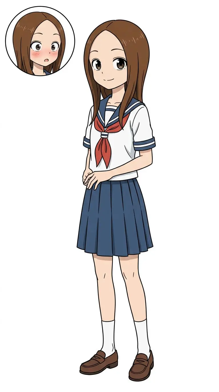 高木さん portrait — AI comic character on TabStory