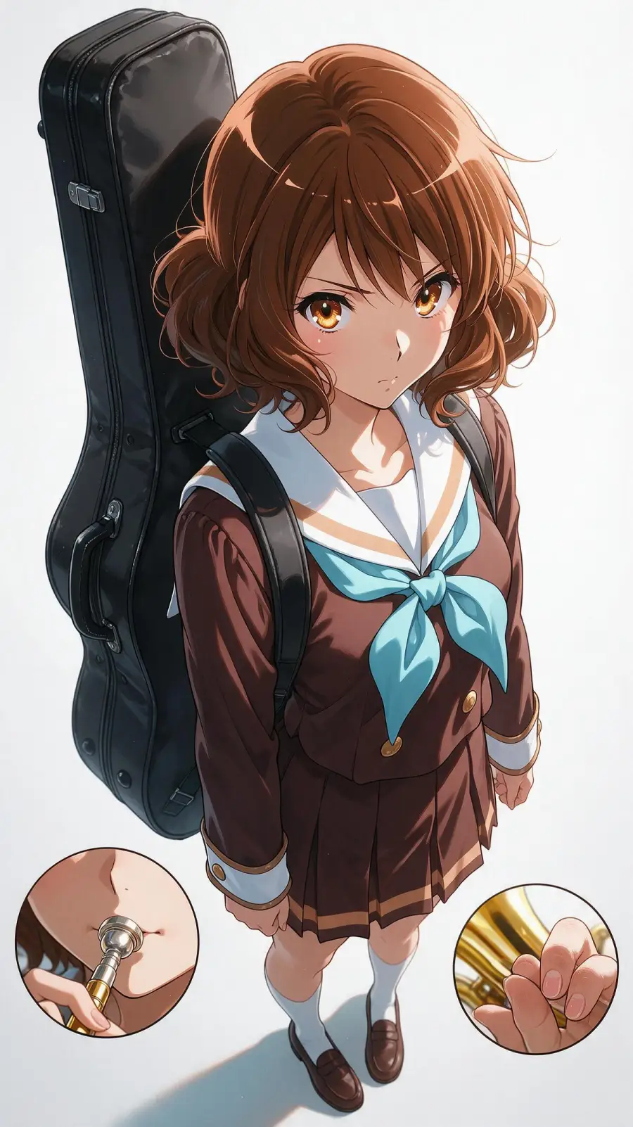 黄前久美子 portrait — AI comic character on TabStory