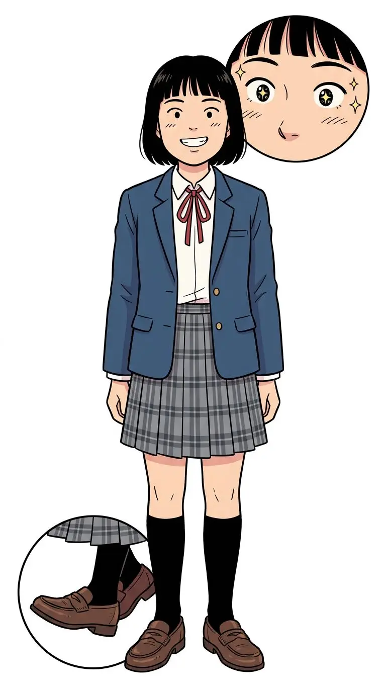 岩倉美津未 portrait — AI comic character on TabStory