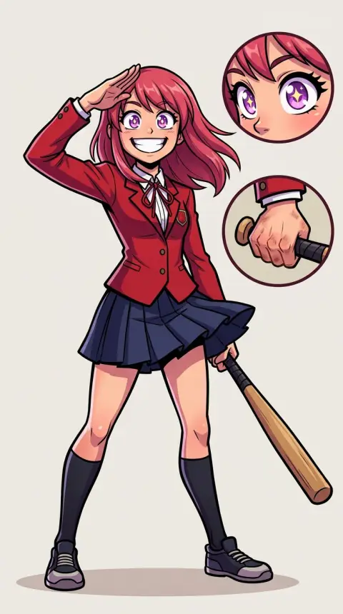Minori Kushieda — AI comic character