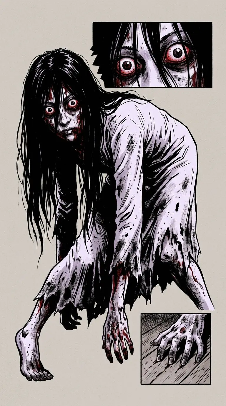 Kayako Saeki portrait — AI comic character on TabStory