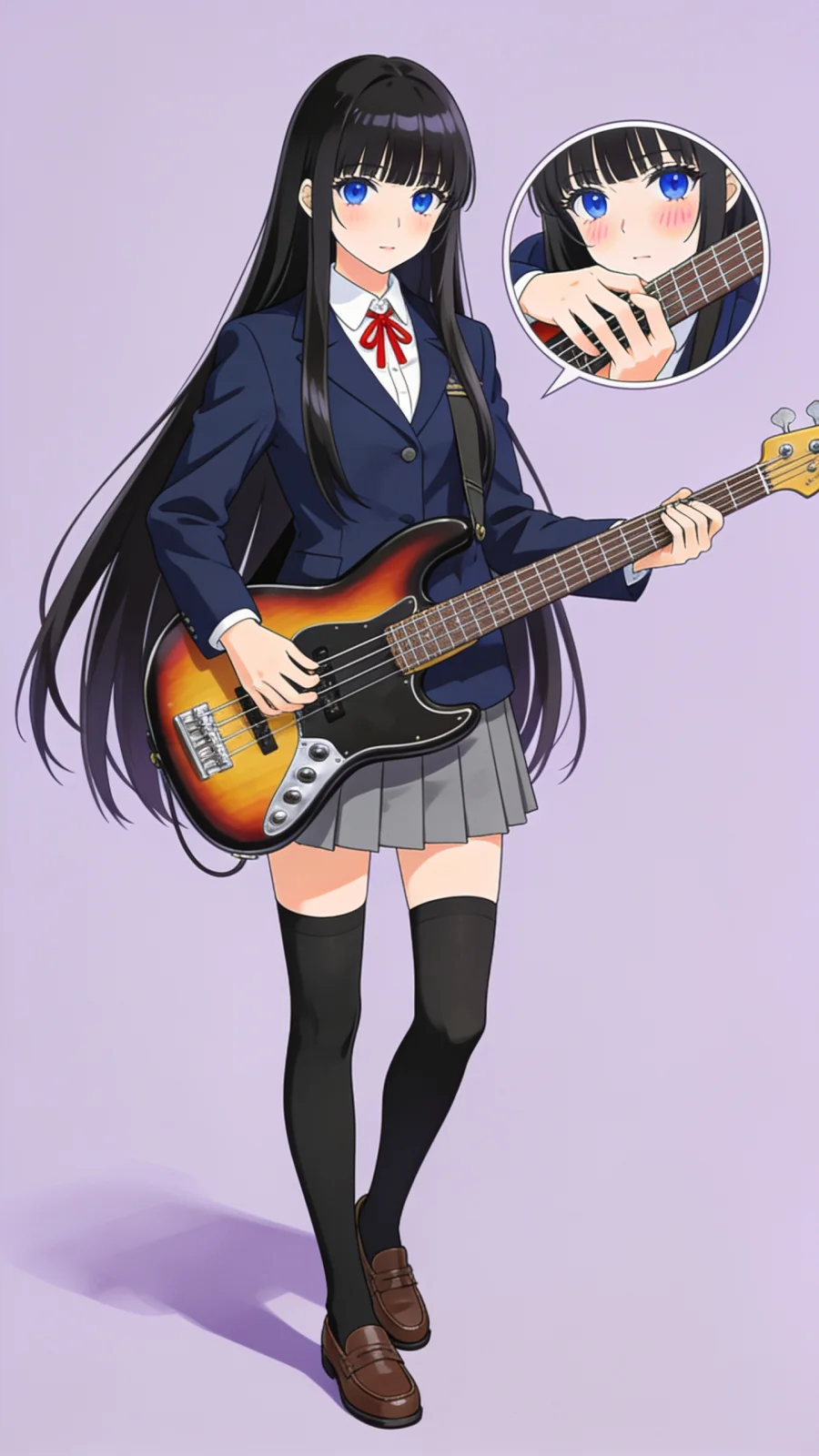 Mio Akiyama portrait — AI comic character on TabStory