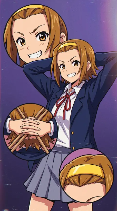 Ritsu Tainaka — related AI comic character