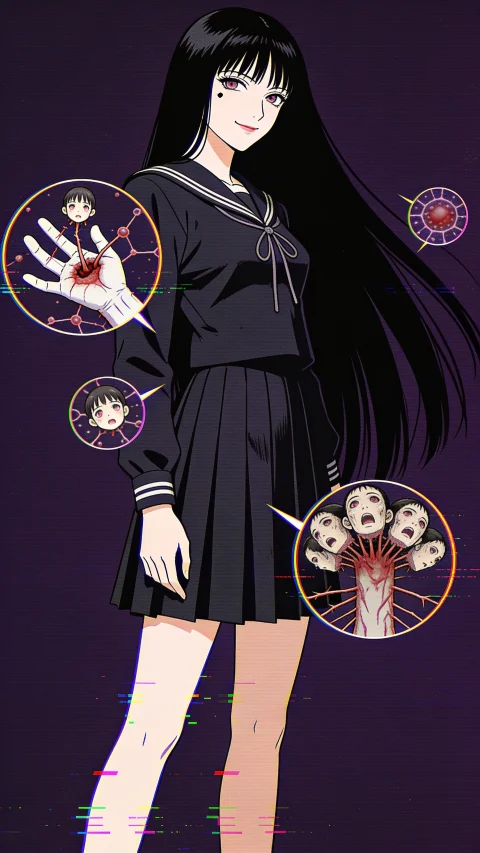 Tomie — AI comic character
