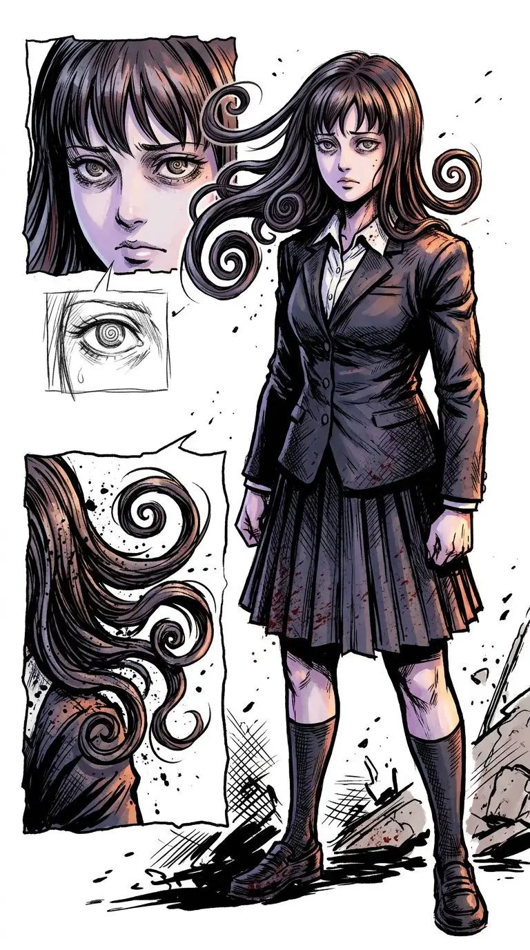 Kirie Goshima portrait — AI comic character on TabStory