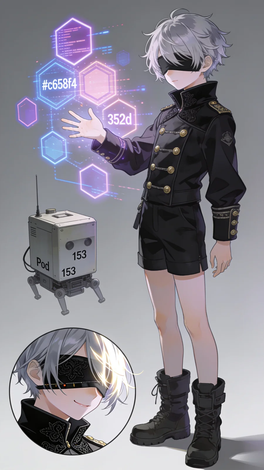9S portrait — AI comic character on TabStory