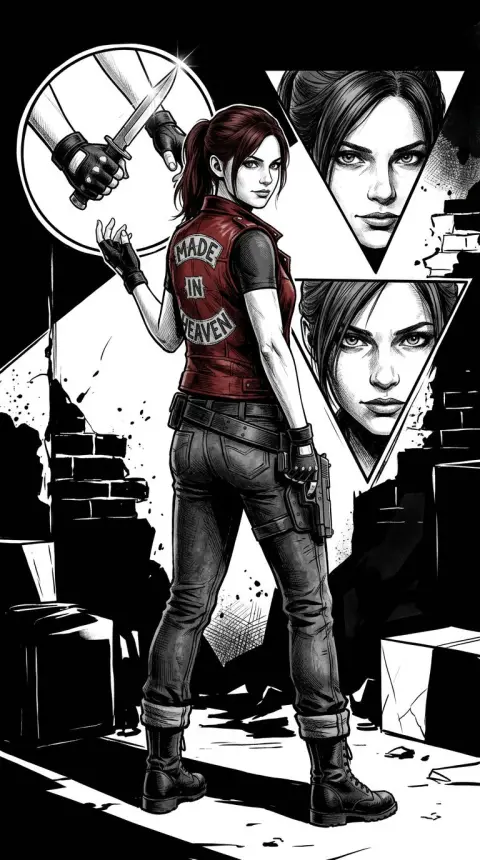 Claire Redfield — AI comic character