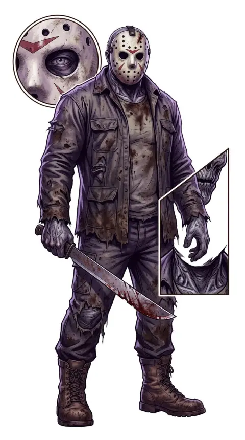 Jason Voorhees — related AI comic character