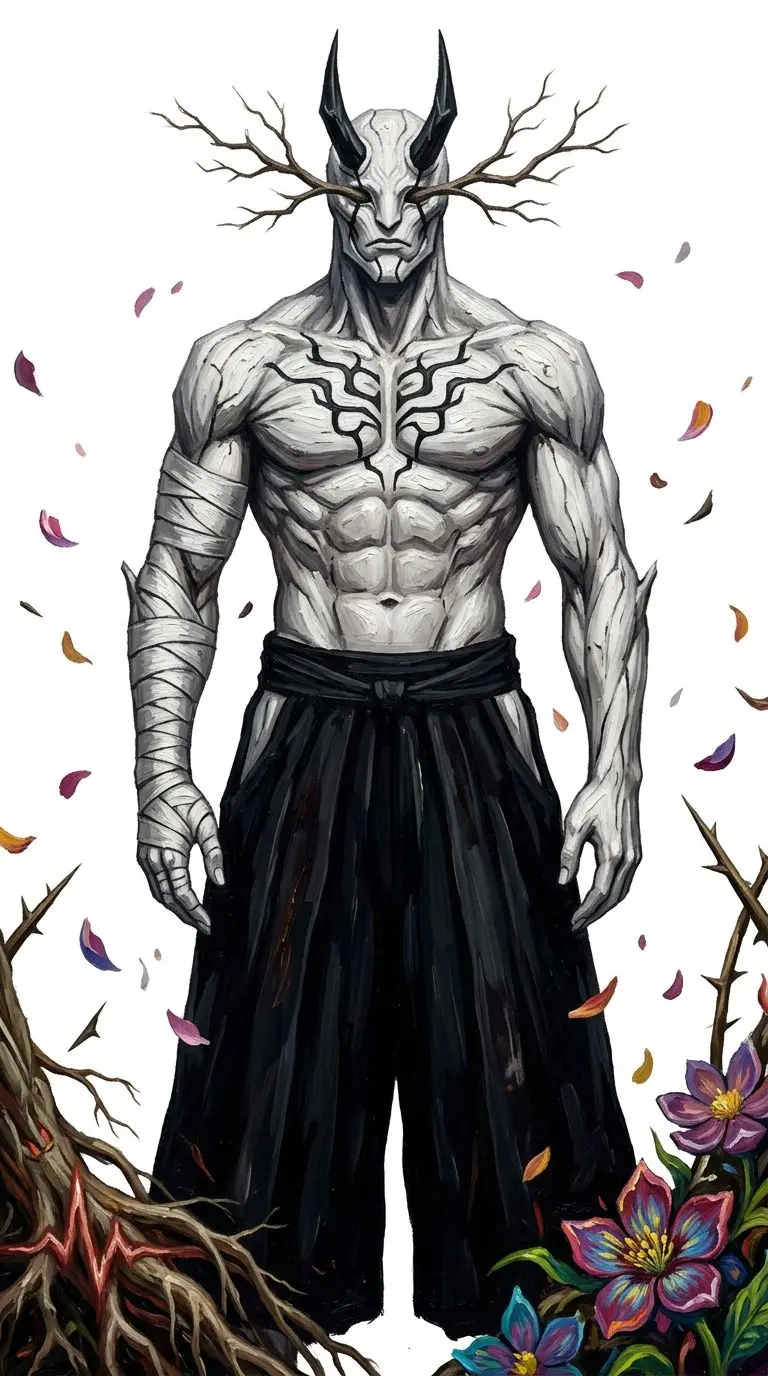 花御 portrait — AI comic character on TabStory
