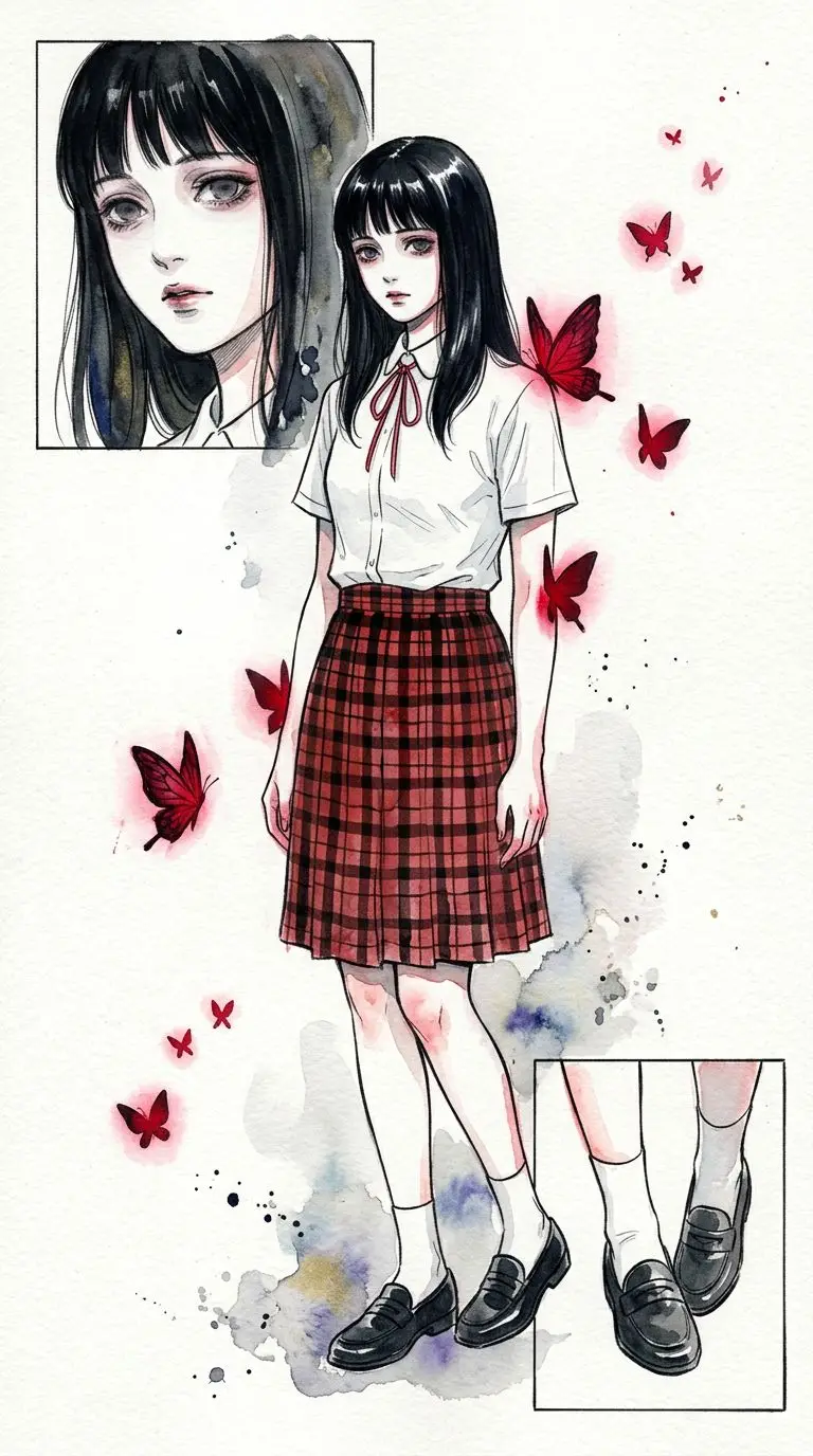 天倉繭 portrait — AI comic character on TabStory