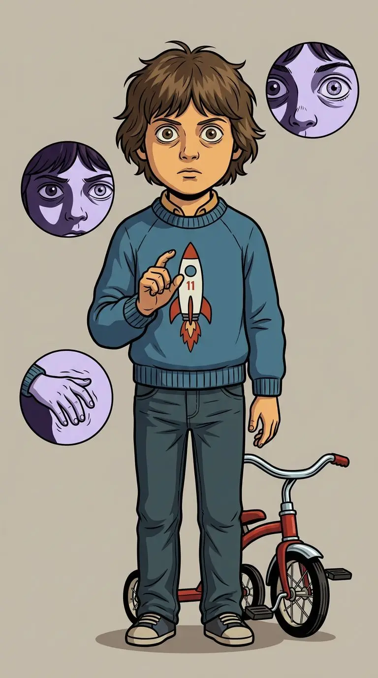 Danny Torrance portrait — AI comic character on TabStory