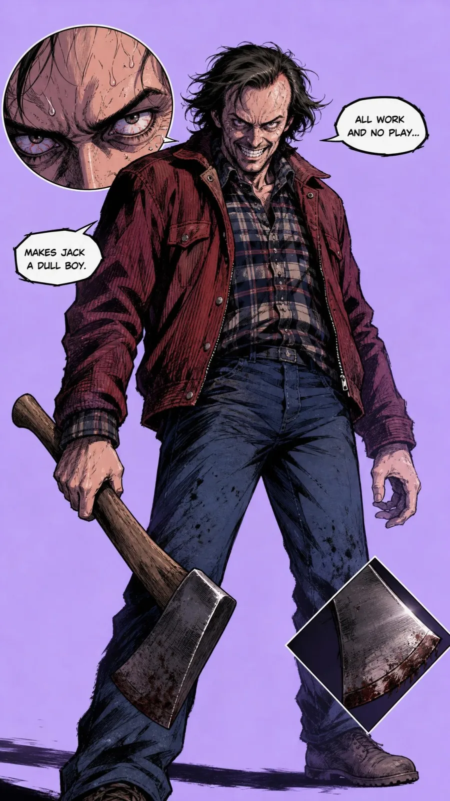 Jack Torrance portrait — AI comic character on TabStory