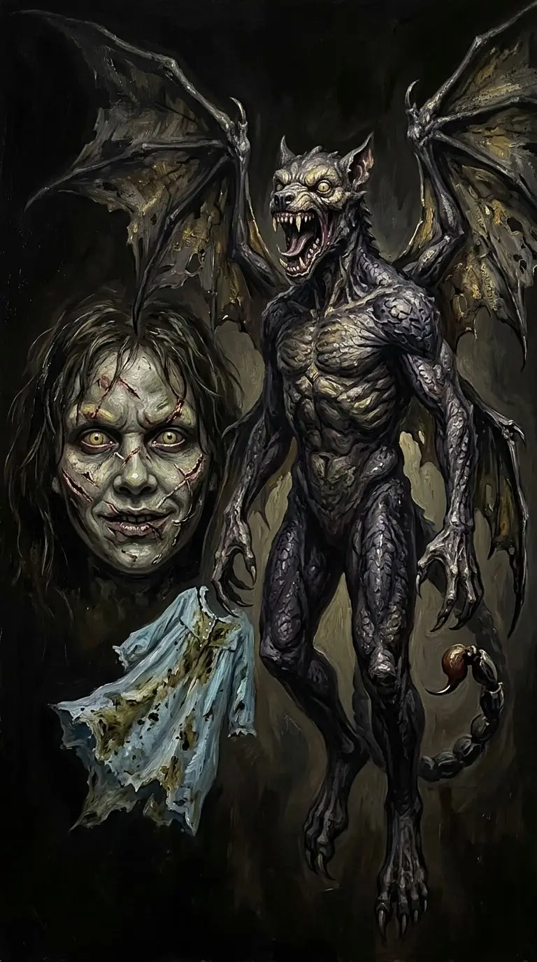 Pazuzu portrait — AI comic character on TabStory
