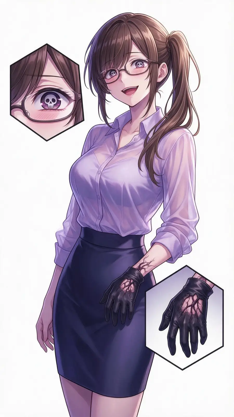 寶月詠子 portrait — AI comic character on TabStory