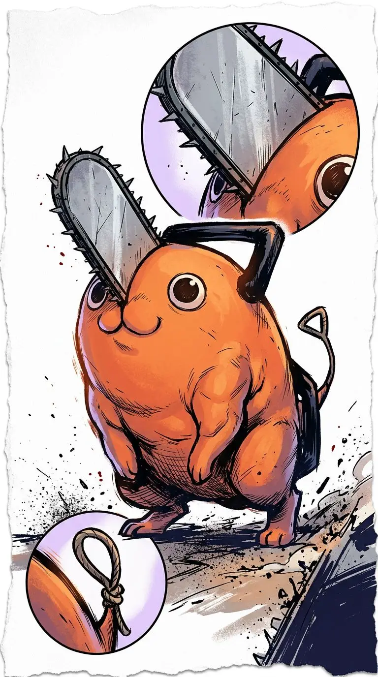 ポチタ portrait — AI comic character on TabStory