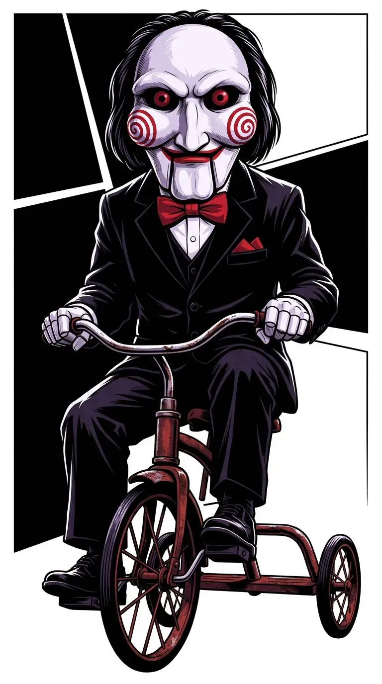 Billy the Puppet portrait — AI comic character on TabStory