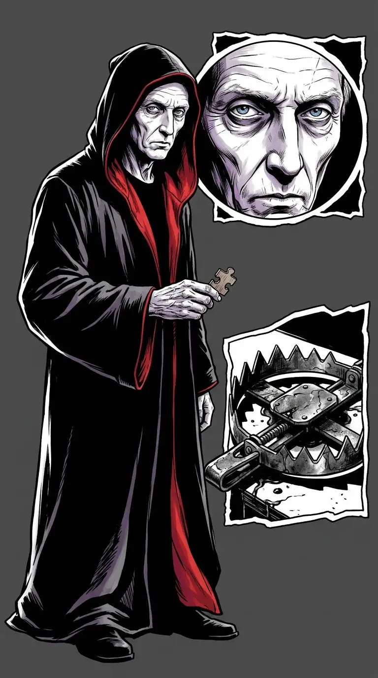 John Kramer / Jigsaw portrait — AI comic character on TabStory