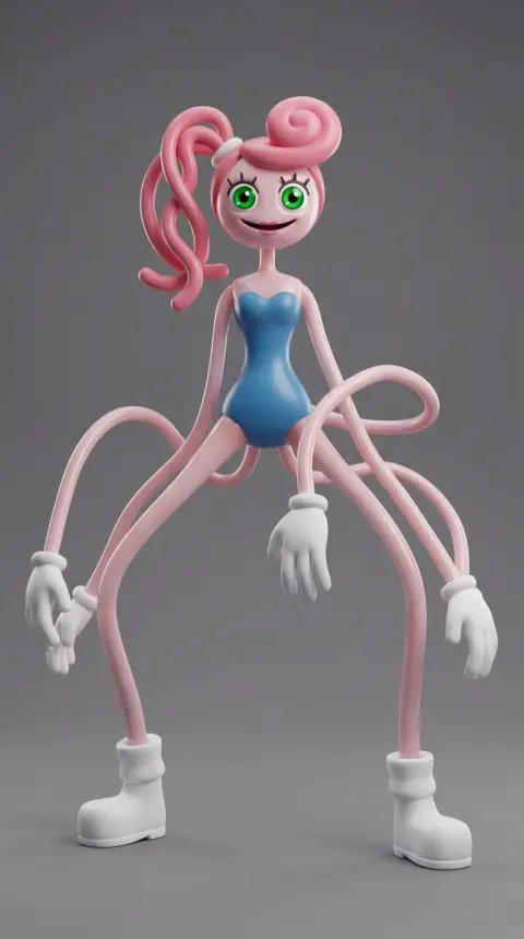 Mommy Long Legs — AI comic character