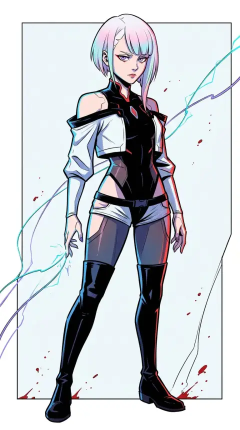 Lucy Kushinada — AI comic character
