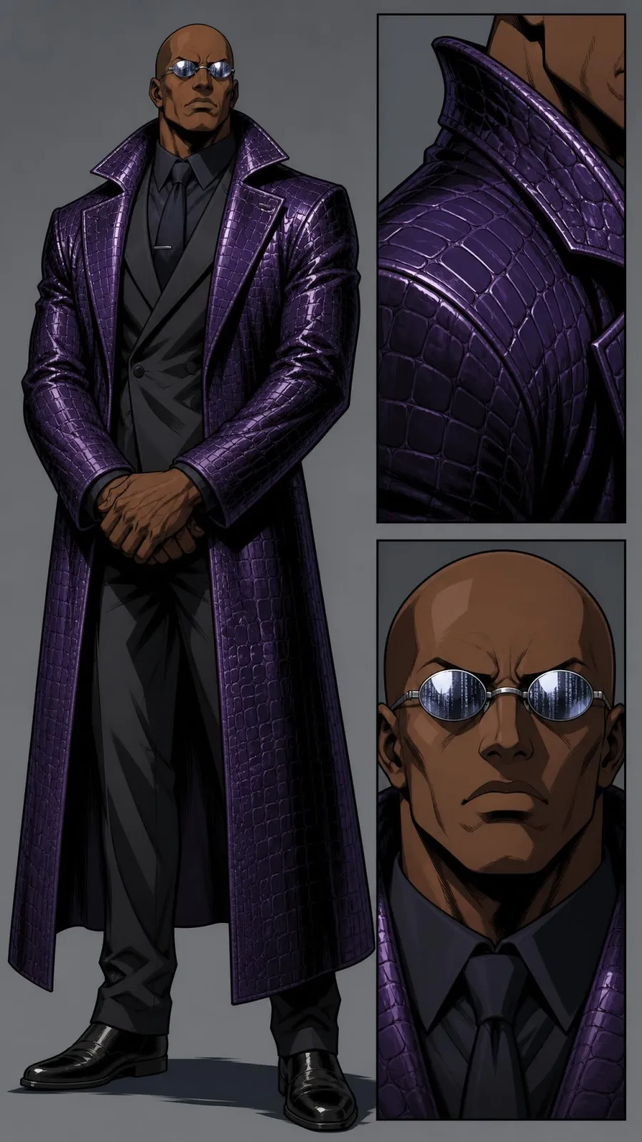 Morpheus portrait — AI comic character on TabStory
