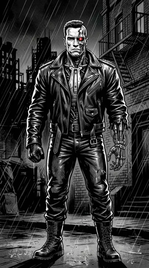 T-800 — AI comic character