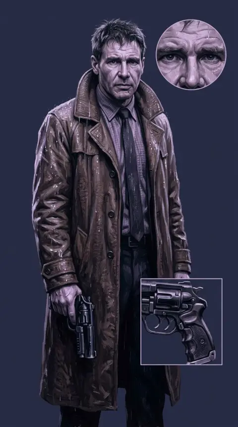 Rick Deckard — AI comic character