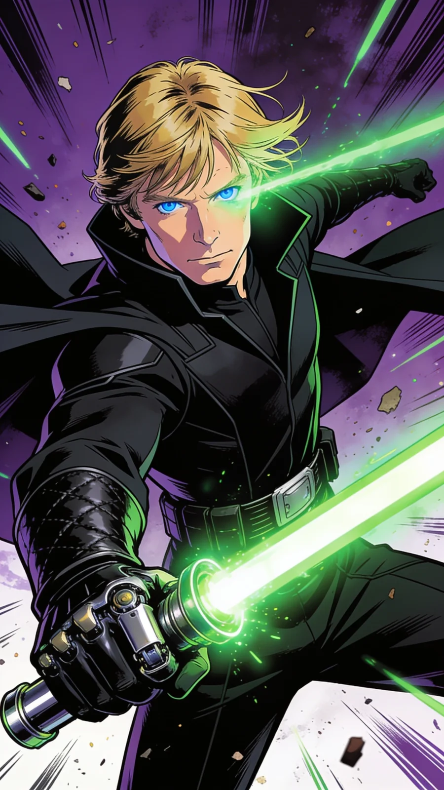 Luke Skywalker portrait — AI comic character on TabStory