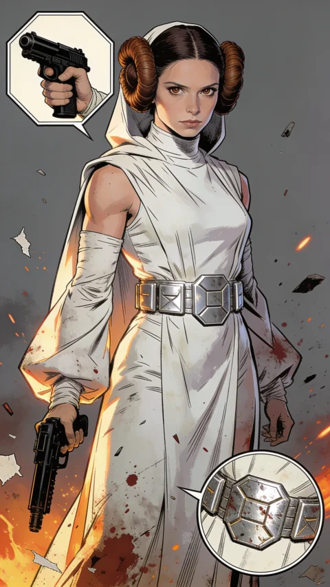 Princess Leia Organa — AI comic character