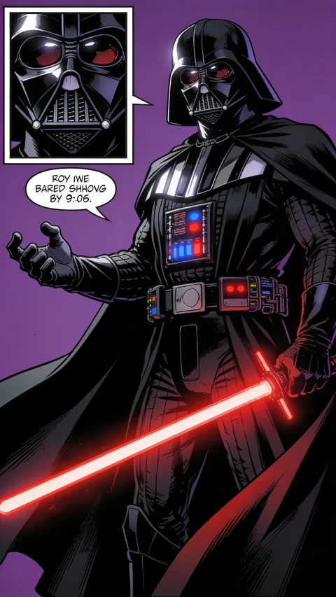 Darth Vader — AI comic character