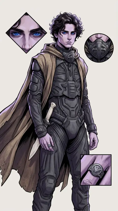 Paul Atreides — AI comic character