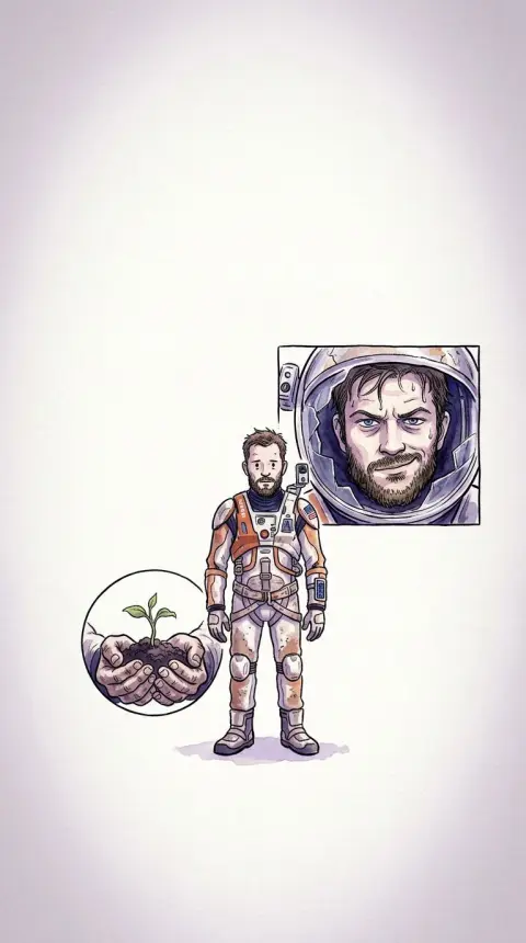 Mark Watney — AI comic character