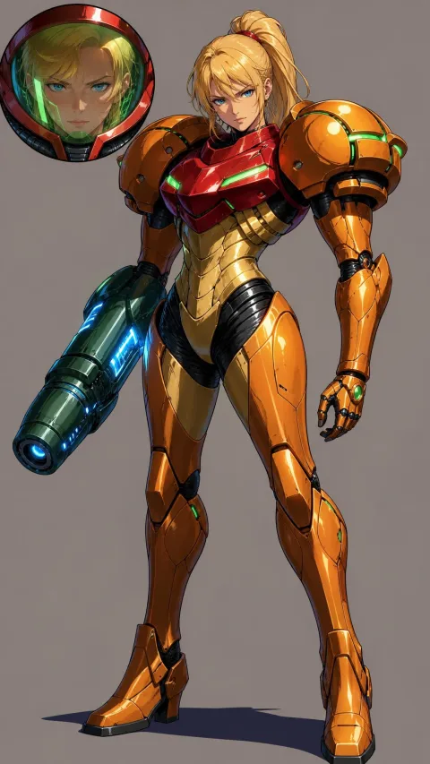 Samus Aran — AI comic character