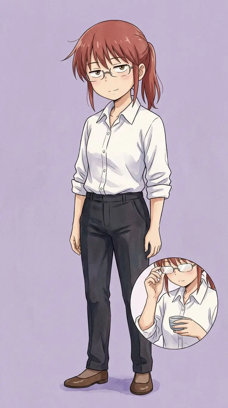 Kobayashi portrait — AI comic character on TabStory