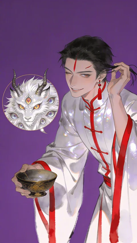 Hakutaku — AI comic character