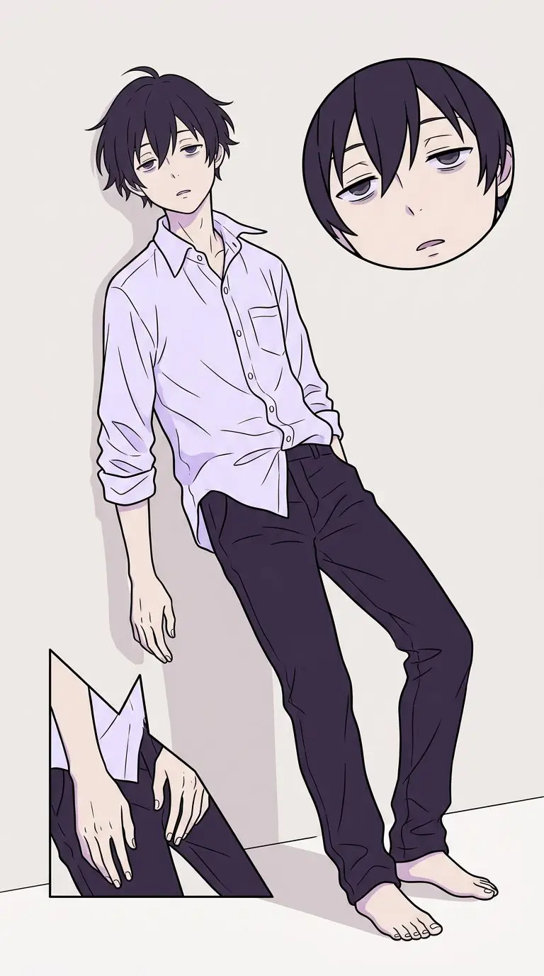 Tanaka portrait — AI comic character on TabStory