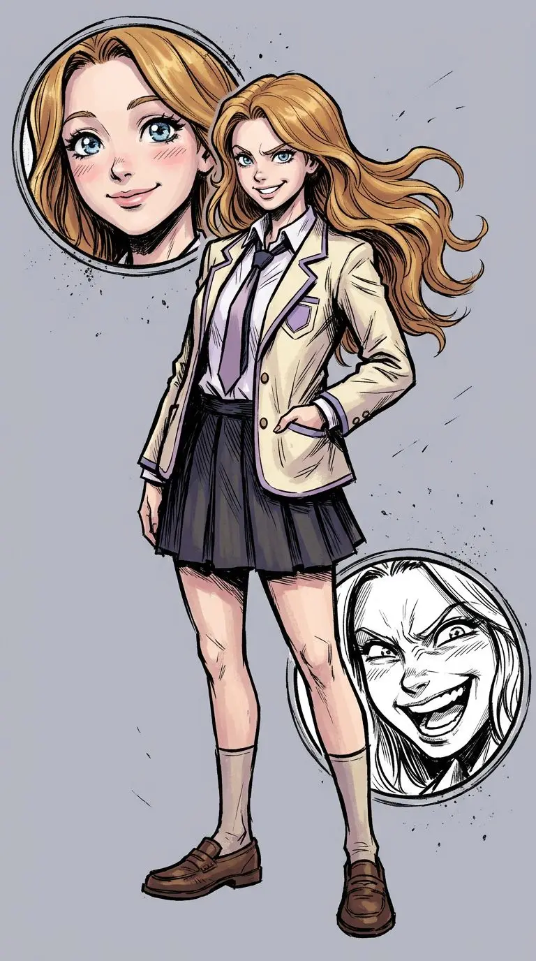 Olivia portrait — AI comic character on TabStory