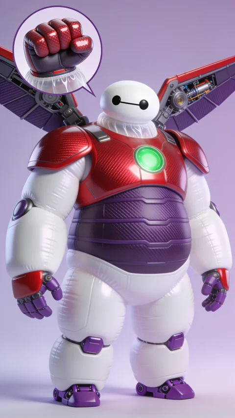 Baymax — AI comic character