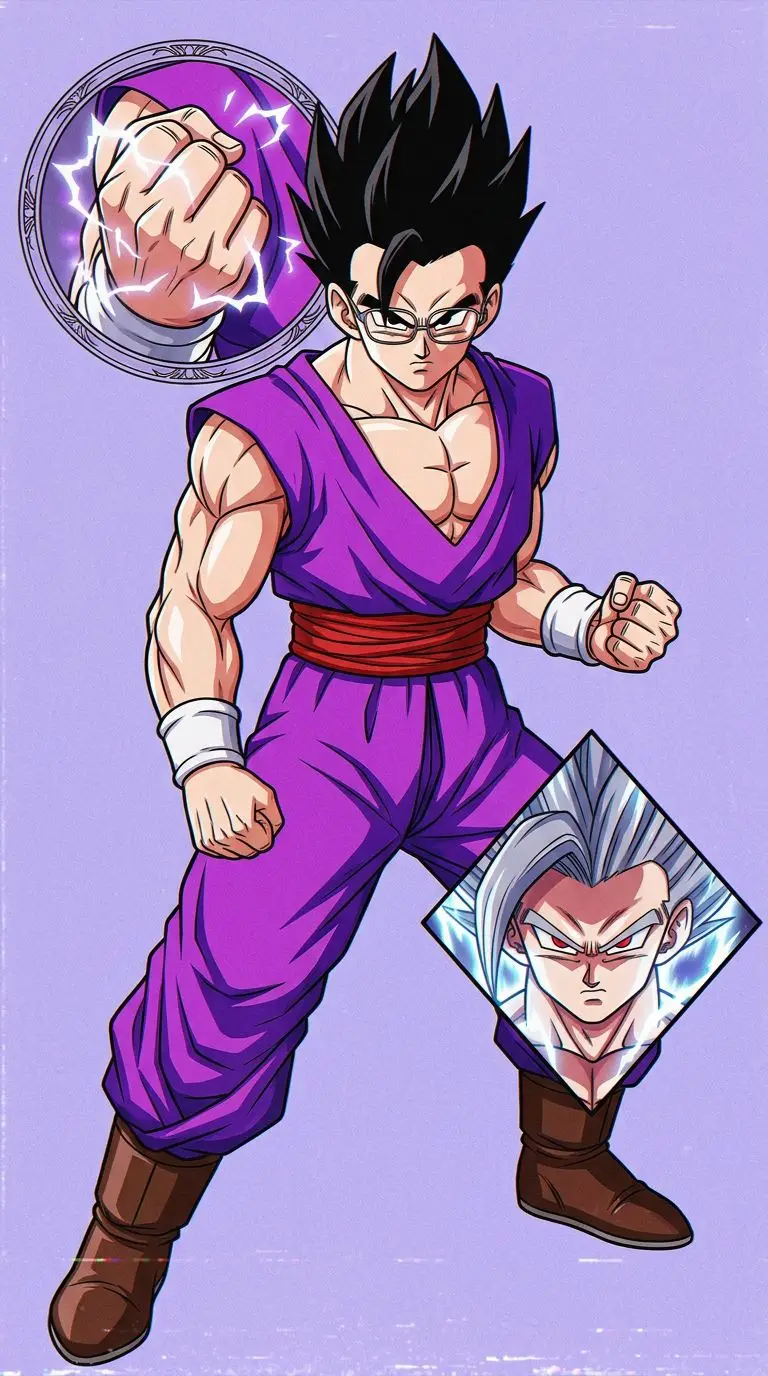 Son Gohan portrait — AI comic character on TabStory