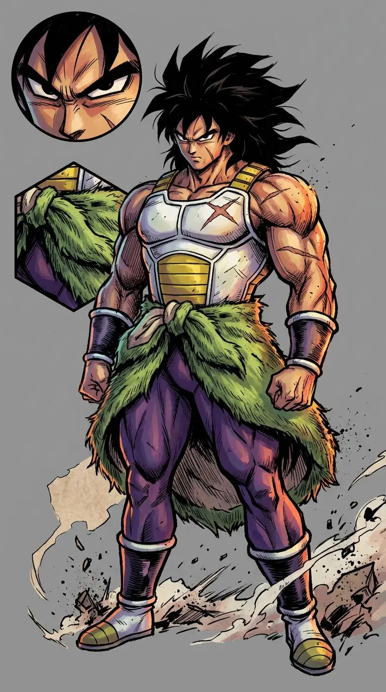 Broly portrait — AI comic character on TabStory