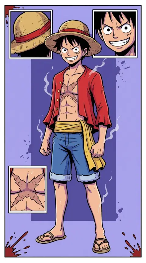 Monkey D. Luffy — AI comic character