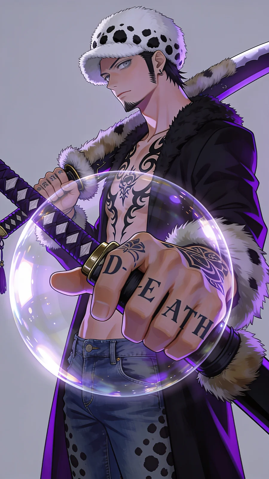 Trafalgar Law portrait — AI comic character on TabStory