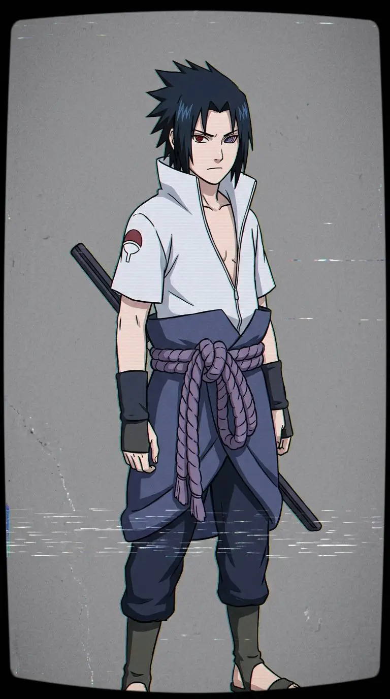 Sasuke Uchiha portrait — AI comic character on TabStory