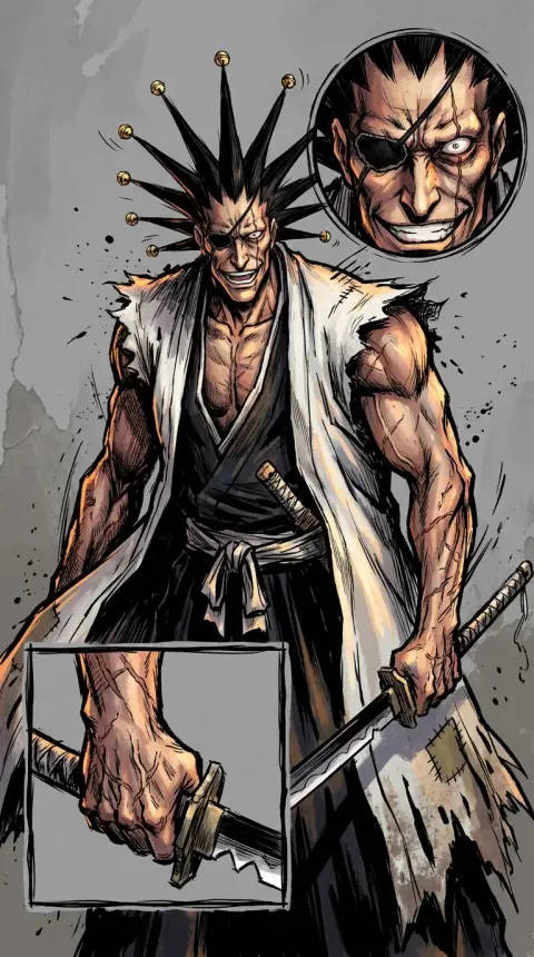 Kenpachi Zaraki — AI comic character