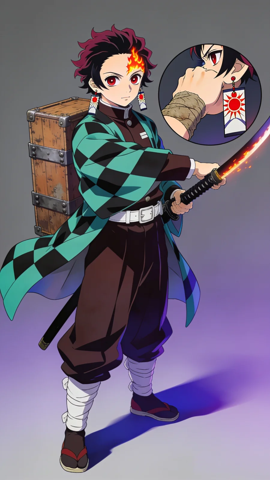 Tanjiro Kamado portrait — AI comic character on TabStory