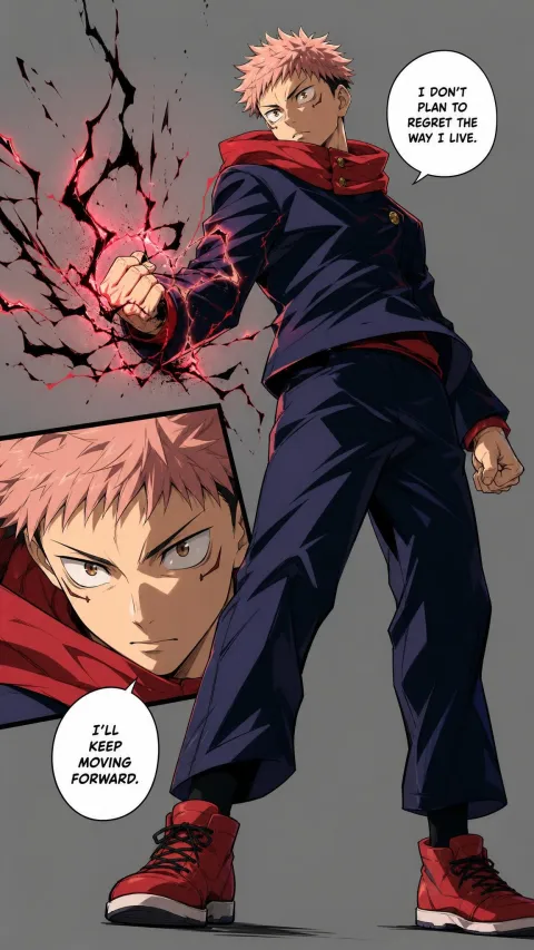 Yuji Itadori — related AI comic character