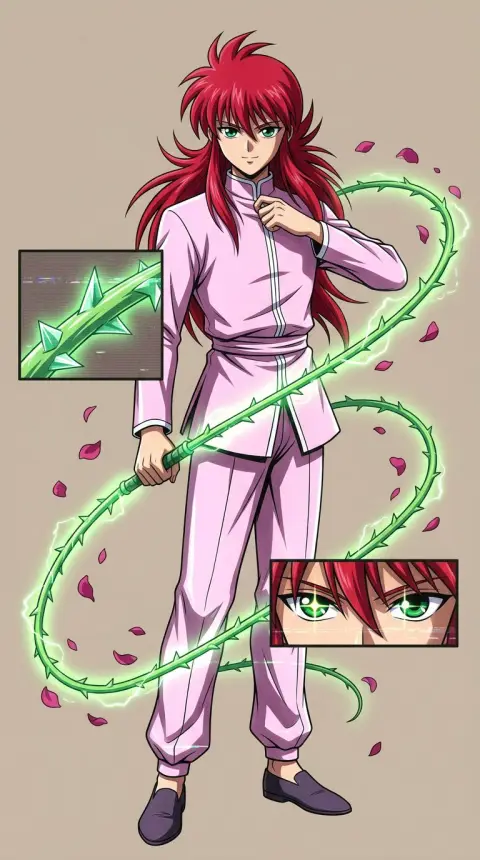 Kurama (YuYu Hakusho) — AI comic character