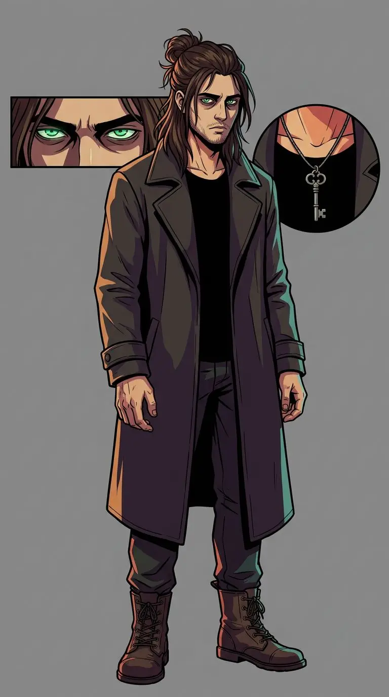 Eren Yeager portrait — AI comic character on TabStory