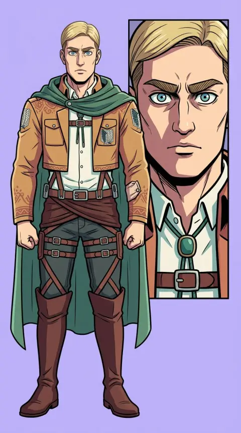 Erwin Smith — AI comic character